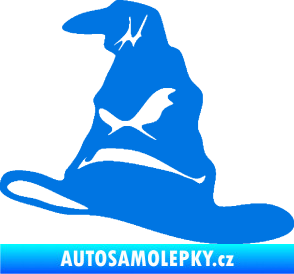 Samolepka Klobouk 001 levá modrá oceán
