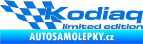 Samolepka Kodiaq limited edition levá modrá oceán