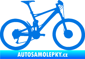 Samolepka Kolo 001 pravá - (horské kolo) modrá oceán
