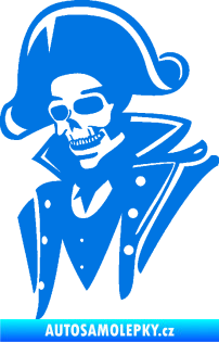 Samolepka Kostra pirát levá modrá oceán