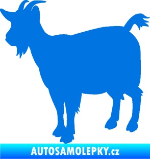 Samolepka Koza 001 levá modrá oceán