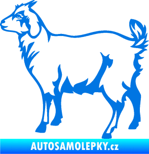 Samolepka Koza 002 levá modrá oceán
