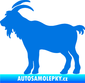 Samolepka Kozel 008 levá silueta modrá oceán