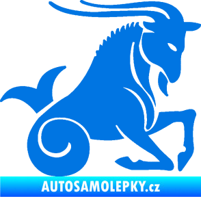 Samolepka Kozoroh 004 pravá modrá oceán