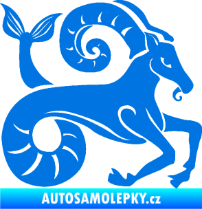 Samolepka Kozoroh 005 pravá modrá oceán