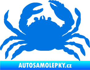Samolepka Krab 001 pravá modrá oceán