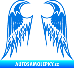 Samolepka Křídla 006 modrá oceán