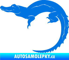 Samolepka Krokodýl 001 levá modrá oceán