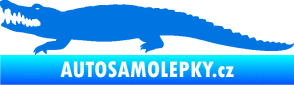 Samolepka Krokodýl 002 levá modrá oceán