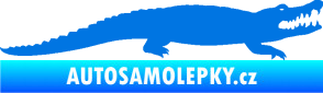 Samolepka Krokodýl 002 pravá modrá oceán