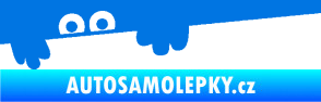 Samolepka Kuk 008 levá šmírák modrá oceán