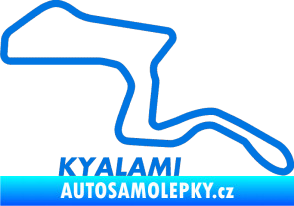 Samolepka Okruh Kyalami modrá oceán
