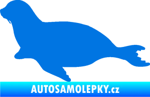 Samolepka Lachtan 001 levá modrá oceán