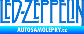 Samolepka Led Zeppelin modrá oceán