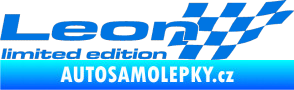 Samolepka Leon limited edition pravá modrá oceán