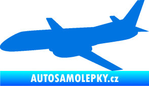 Samolepka Letadlo 004 levá modrá oceán