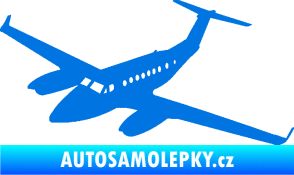 Samolepka Letadlo 010 levá modrá oceán