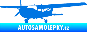 Samolepka Letadlo 014 levá modrá oceán