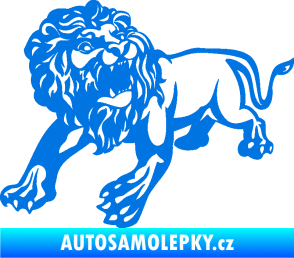 Samolepka Lev 006 levá modrá oceán