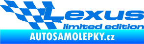 Samolepka Lexus limited edition levá modrá oceán
