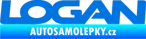 Samolepka Logan modrá oceán