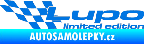 Samolepka Lupo limited edition levá modrá oceán