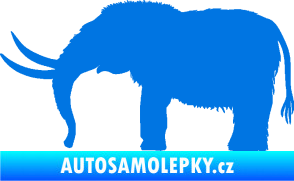Samolepka Mamut 001 levá modrá oceán