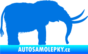 Samolepka Mamut 001 pravá modrá oceán