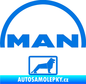 Samolepka MAN - Truck modrá oceán