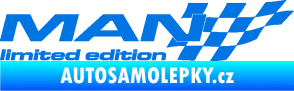 Samolepka MAN limited edition pravá modrá oceán