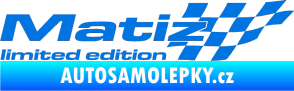 Samolepka Matiz limited edition pravá modrá oceán