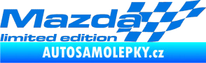 Samolepka Mazda limited edition pravá modrá oceán