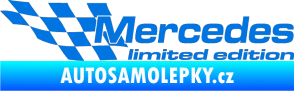 Samolepka Mercedes limited edition levá modrá oceán