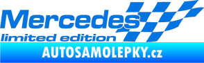 Samolepka Mercedes limited edition pravá modrá oceán