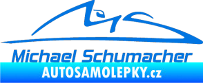 Samolepka Michael Schumacher 002 modrá oceán