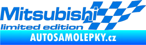 Samolepka Mitsubishi limited edition pravá modrá oceán