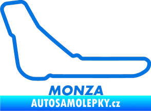 Samolepka Okruh Monza modrá oceán