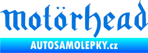 Samolepka Motorhead rovný modrá oceán