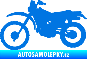 Samolepka Motorka 046 levá modrá oceán