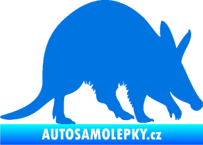 Samolepka Mravenečník 002 pravá modrá oceán