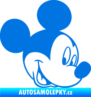 Samolepka Myšák Mickey 001 pravá modrá oceán