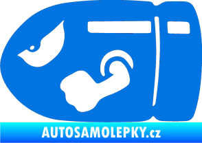 Samolepka Náboj 001 levá modrá oceán