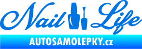 Samolepka Nail life modrá oceán