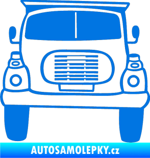 Samolepka Nákladní auto karikatura modrá oceán
