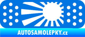 Samolepka Náplast 002 levá modrá oceán
