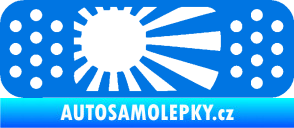 Samolepka Náplast 002 pravá modrá oceán