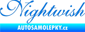 Samolepka Nightwish modrá oceán