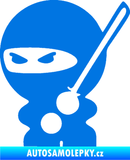Samolepka Ninja baby 001 levá modrá oceán
