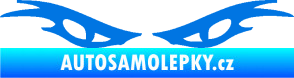 Samolepka Oči 003  modrá oceán
