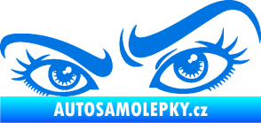 Samolepka Oči 004 levá modrá oceán